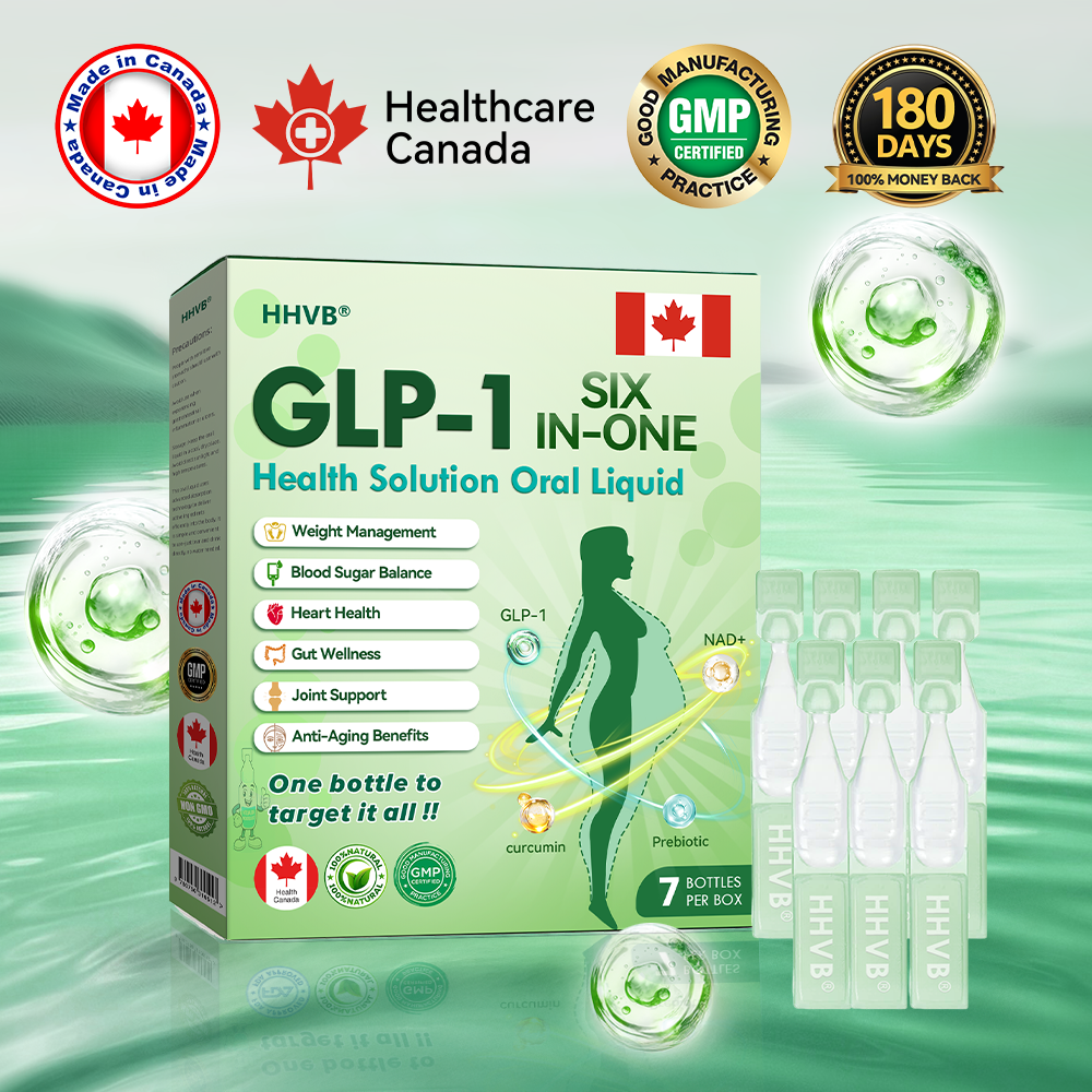 Negozio ufficiale | HHVB®🌟🌟 GLP-1 Soluzione salutare Sei in uno in forma liquida orale (Solo una dose al giorno, cambiamenti visibili in 7 giorni) ✅ Per obesità, salute cardiovascolare, diabete, apnea del sonno, problemi articolari e altro.